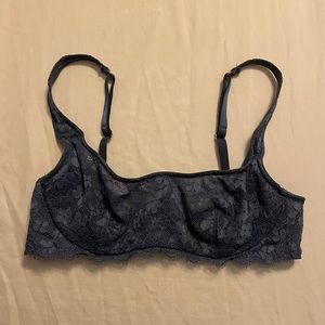 Victorias Secret Blue Lace Wire Bra/Bralette. NWOT. Women’s Size 34B.